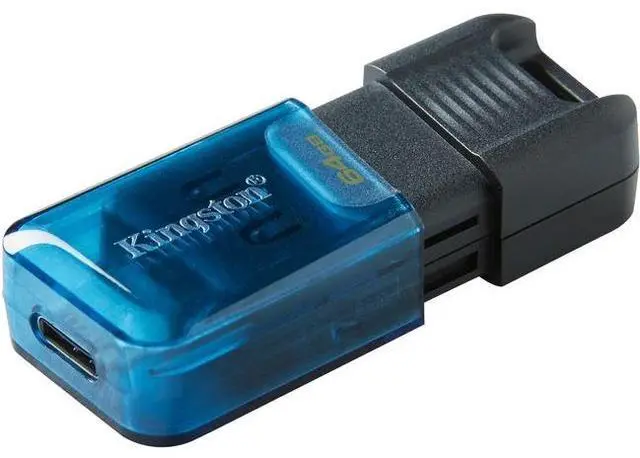 Alt view image 7 of 20 - Kingston DataTraveler 80 M USB-C Flash Drive 64GB, USB 3.2 Gen 1, DT80M/64GB