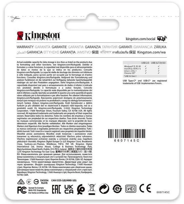 Alt view image 9 of 20 - Kingston DataTraveler 80 M USB-C Flash Drive 64GB, USB 3.2 Gen 1, DT80M/64GB