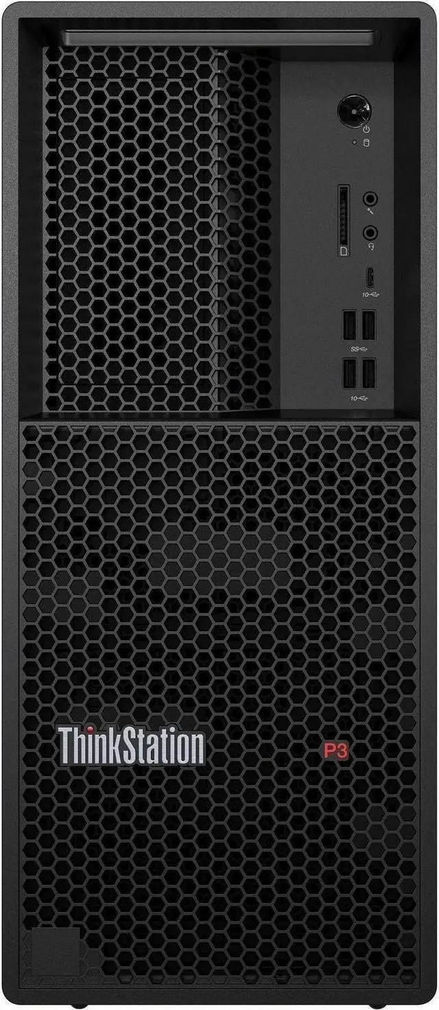 Alt view image 9 of 16 - Lenovo ThinkStation P3 30GS0062US Workstation - 1 x Intel Core i7 Hexadeca-core (16 Core) i7-13700 13th Gen 2.10 GHz - 16 GB DDR5 SDRAM RAM - 512 GB SSD - Tower - Intel W680 Chip - Windows 11 Pro - In