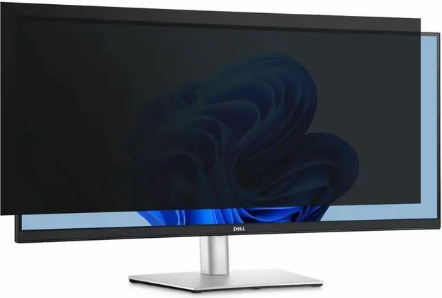 Alt view image 5 of 8 - Kensington FP340UW-DE Privacy Screen for Dell 34" P3424WE Curved Monitor - For 34" Widescreen LCD Monitor - 21:9 - Glare Resistant, Fingerprint Resistant, Odor Resistant, Stain Resistant, Sc