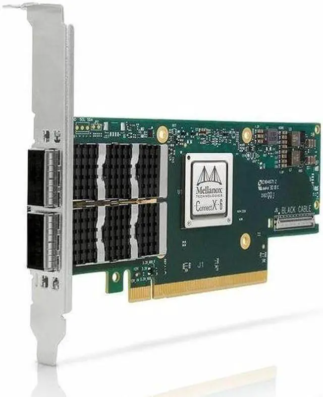 Alt view image 4 of 4 - Mellanox ConnectX-6 VPI 100Gigabit Ethernet Card MCX653106AECATSP