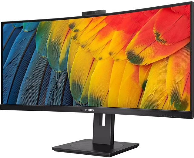 Alt view image 6 of 15 - PHILIPS 34B1U5600CH 34" UWQHD 3440x1440 120Hz 4ms LCD Curved VA Monitor