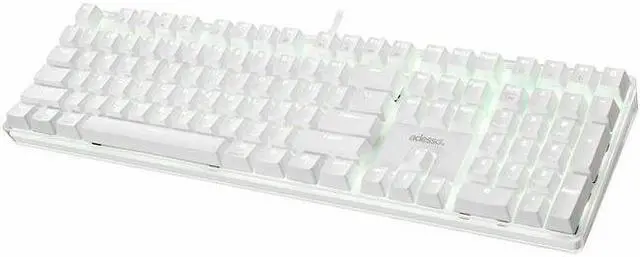 Alt view image 2 of 8 - EasyTouch 680UW Keyboard White AKB680UW