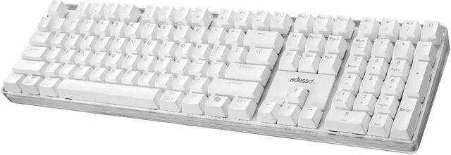 Alt view image 6 of 8 - EasyTouch 680UW Keyboard White AKB680UW