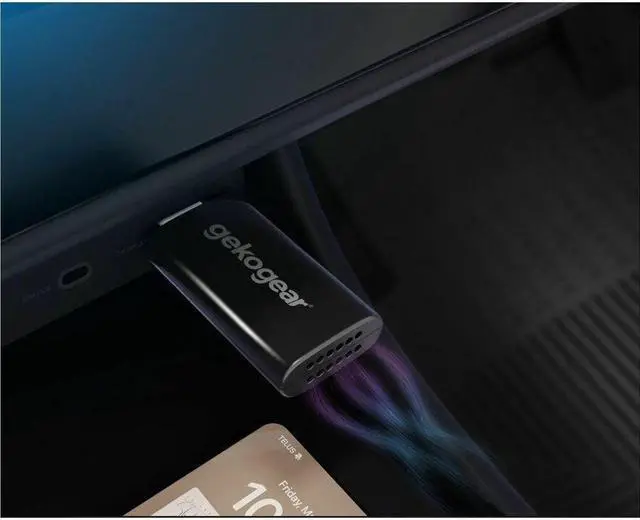 Alt view image 4 of 13 - GekoGear Orbit A100 Bluetooth 5.0 Bluetooth Adapter for Smartphone ORBITA100