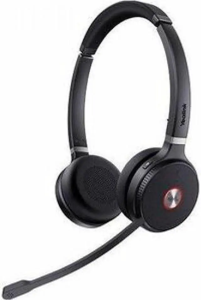 Main image of Yealink WH62 Headset - Microsoft Teams Certification - Stereo - Wireless - DECT - 524.9 ft - 32 Ohm - 20 Hz - 20 kHz - On-ear, Over-the-head - Binaural - Ear-cup