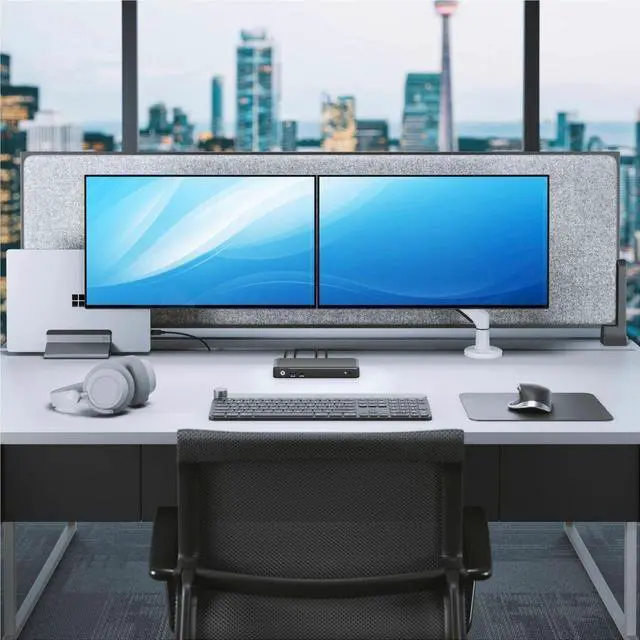 Alt view image 10 of 15 - alogic mx3 4k triple display 11-in-1 docking station with 100w laptop charging for windows, 3x displayport, 3x usb-a, usb-c, 3.5mm trrs audio/microphone jack, rj45 ethernet, sd & micro sd card reader.