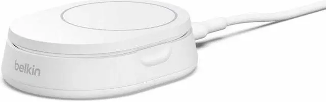 Alt view image 3 of 14 - Belkin BoostCharge Pro Convertible Magnetic Wireless Charging Stand with Qi2 15W - For Qi2-enabled Device, iPhone, Earbud - Input connectors: USB - Magnetic, Compact, MagSafe Technology