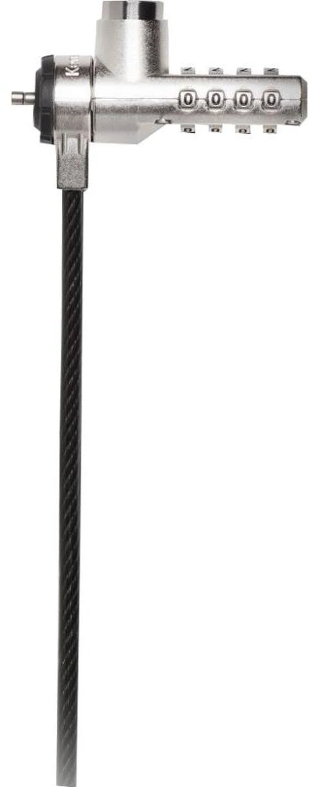 Alt view image 5 of 10 - Kensington Master Keyed Combination Laptop Lock - 4-wheel - Silver - Steel - 6 ft - For Notebook