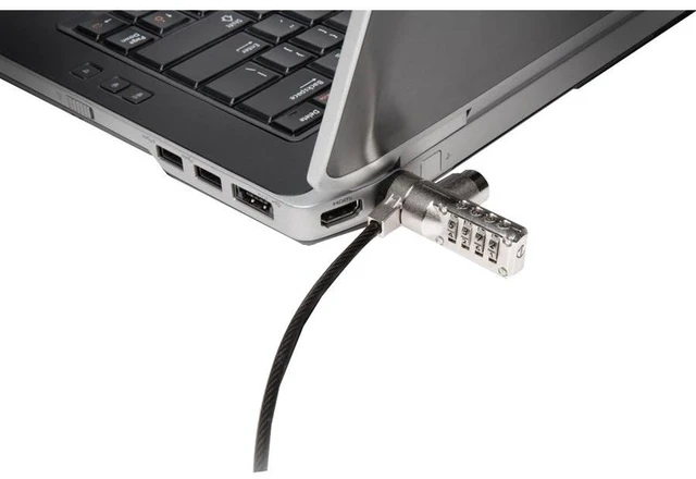 Alt view image 10 of 10 - Kensington Master Keyed Combination Laptop Lock - 4-wheel - Silver - Steel - 6 ft - For Notebook