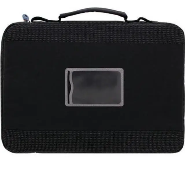 Alt view image 6 of 6 - Brenthaven Tred Rugged Carrying Case (Sleeve) for 11" Apple MacBook, Chromebook, Notebook - Black - Anti-slip, Drop Resistant - Polyester Body - Handle - 9.8" Height x 13" Width x 1.5