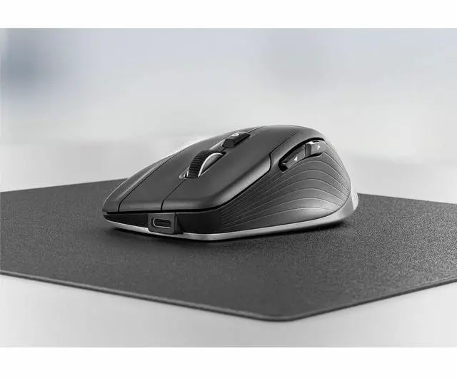 Alt view image 4 of 7 - 3Dconnexion CadMouse Compact Wireless - Designed for the Mobile CAD Specialist - Optical - Wireless - Bluetooth - 2.40 GHz - Rechargeable - 7200 dpi - 7 Button(s) - 5 Programmable Button(s)