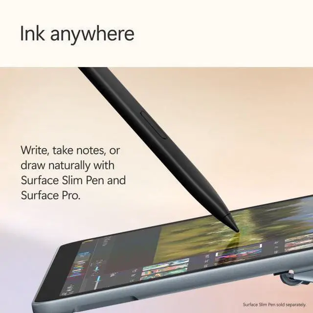 Alt view image 4 of 7 - Microsoft Surface Pro Copilot+ PC Ocean + Surface Pro 12" Keyboard Slate