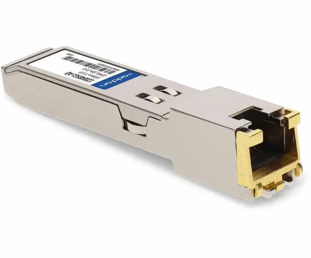 Alt view image 7 of 7 - AddOn AdTran 1200485G1 Compatible TAA Compliant 10/100/1000Base-TX SFP Transceiver [Copper, 100m, RJ-45] (1200485g1-ao)