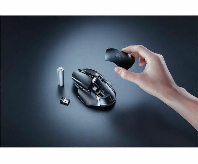 Alt view image 9 of 17 - Razer Basilisk X Hyperspeed Wireless Optical Gaming Mouse
