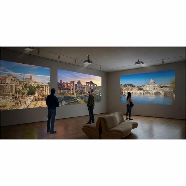 Alt view image 5 of 9 - Optoma DuraCore ZH451ST 3D High Brightness Golf Sim and Corporate Short Throw 1080p Full HD Laser Projector