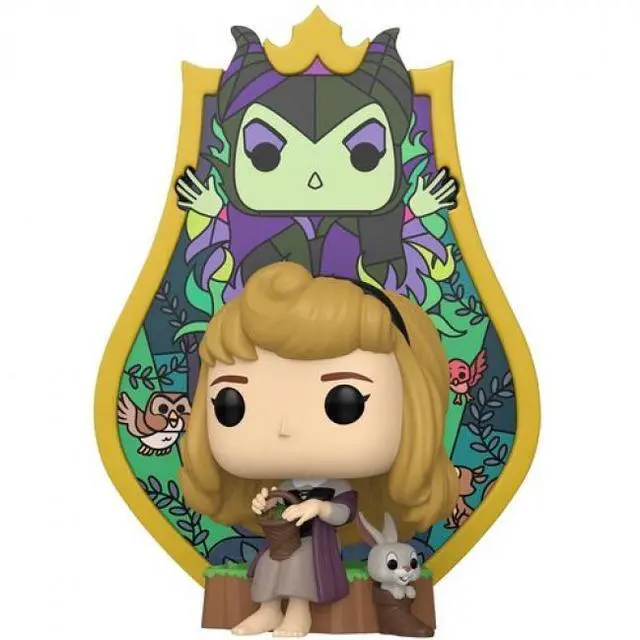 Main image of Funko POP! Deluxe: Disney Sleeping Beauty - Aurora (Maleficent Stained Glass) - 77993