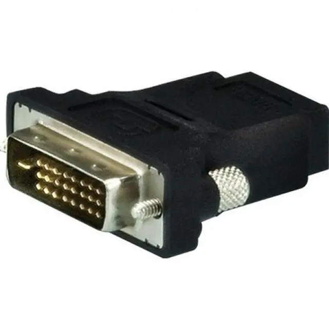 Main image of ATEN DVI to HDMI Converter - 1 x 25-pin DVI-D Digital Video Male - 1 x HDMI Digital Audio/Video Female - Black