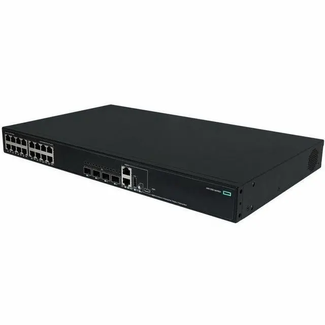 Alt view image 2 of 4 - HPE CW 2150 16p 10M/100M/1G PoE+ 4p SFP+ 1G/10G 248W Switch - 16 Ports - Manageable - Gigabit Ethernet, 10 Gigabit Ethernet - 10/100/1000Base-T, 10GBase-X - 3 Layer Supported - 317 W Power Consumption