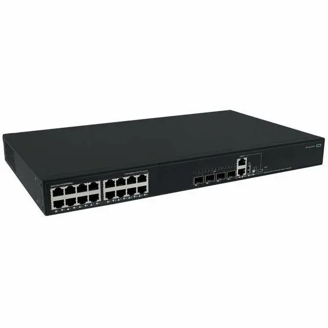 Alt view image 4 of 4 - HPE CW 2150 16p 10M/100M/1G PoE+ 4p SFP+ 1G/10G 248W Switch - 16 Ports - Manageable - Gigabit Ethernet, 10 Gigabit Ethernet - 10/100/1000Base-T, 10GBase-X - 3 Layer Supported - 317 W Power Consumption