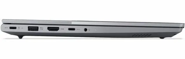 Alt view image 3 of 7 - Lenovo ThinkBook 14 G9 AHP 21V00001US 14" Notebook - WUXGA - 60 Hz - AMD Ryzen 5 220 - 16 GB - 512 GB SSD - English Keyboard - Arctic Gray - AMD Chip - 1920 x 1200 - Windows 11 Pro - AMD Radeon 7