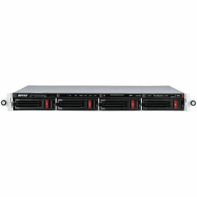 Alt view image 12 of 13 - BUFFALO TeraStation WS5420RN 4-Bay Windows Server IoT 2025 Rackmount NAS 48TB 4x12TB HDD Included TAA Compliant