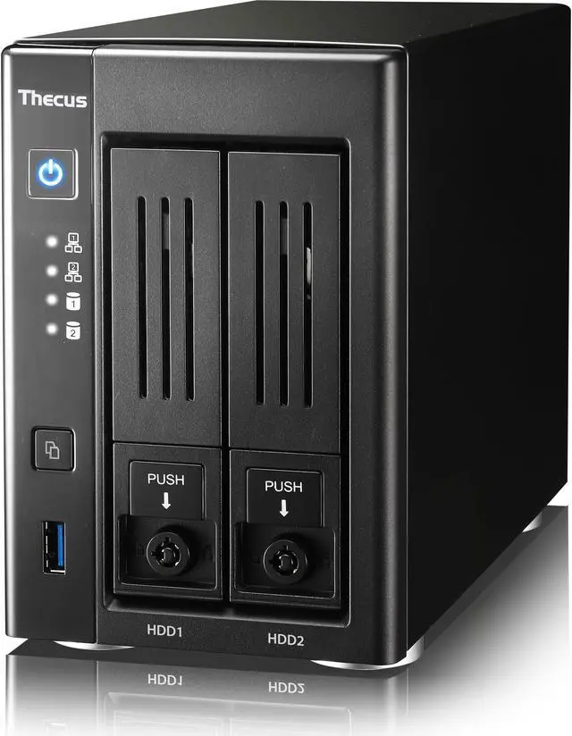 Alt view image 2 of 8 - Thecus N2810PRO SAN/NAS Server