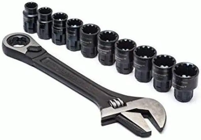 Alt view image 2 of 13 - Crescent CPTAW8 Pass-Thru Adjustable Wrench Set