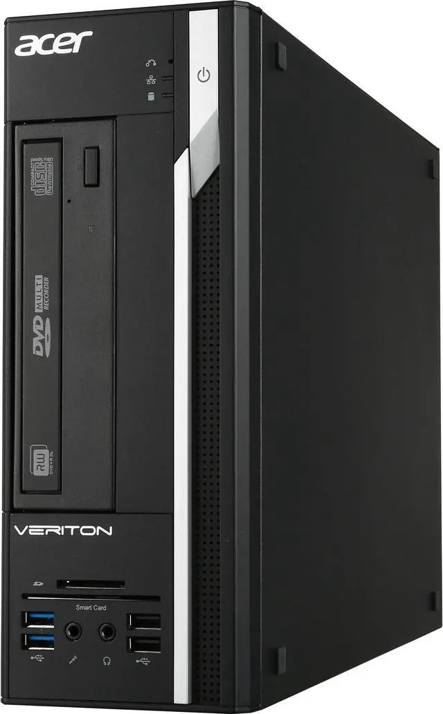 Alt view image 3 of 5 - Acer Veriton X2640G Desktop Computer - Intel Pentium G4560 3.50 GHz - 4 GB DDR4 SDRAM - 1 TB HDD - Windows 10 Pro 64-bit