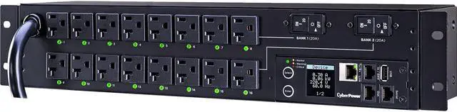 Alt view image 2 of 19 - CyberPower PDU41003 16-Outlets PDU