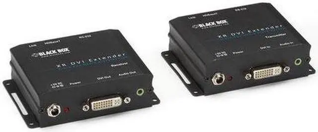 Main image of Black Box Network Services AVX-DVI-TP-100M Xr Dvi-d Extender With Audio Rs232