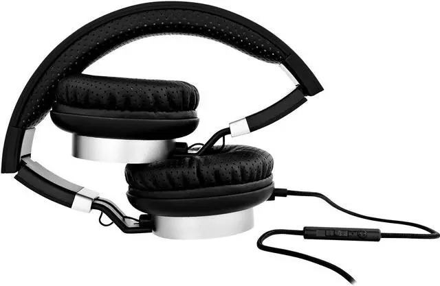 Alt view image 13 of 20 - V7 Lightweight On-Ear Headphones - Black/Silver - Stereo - Black, Silver - Mini-phone - Wired - On-ear, Over-the-head - Binaural - Supra-aural - Noise Canceling