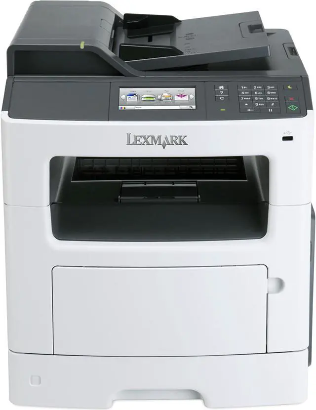 Alt view image 4 of 4 - Lexmark MX410DE LV TAA (35ST871) Up to 38 ppm 1200 x 1200 dpi USB/Ethernet Mono Duplex Multifunction Laser Printer