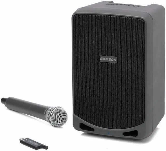 Alt view image 18 of 20 - Samson Expedition XP106w Rechargeable Wireless Portable PA System with Bluetooth