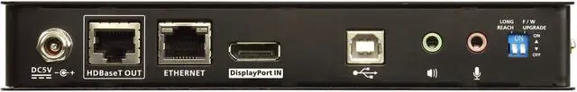 Alt view image 2 of 18 - ATEN USB DisplayPort HDBaseT 2.0 KVM Extender (4K@100m) CE920