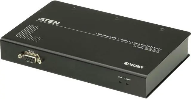 Alt view image 3 of 18 - ATEN USB DisplayPort HDBaseT 2.0 KVM Extender (4K@100m) CE920