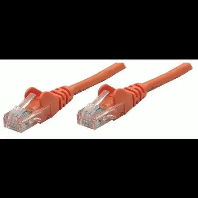 Alt view image 2 of 6 - Intellinet Network Cable, Cat5e, UTP, RJ45 Male / RJ45 Male, 1.5 m (5 ft.), Orange