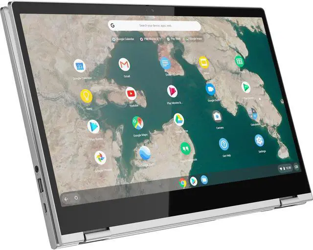 Alt view image 3 of 20 - Lenovo Chromebook C340-15 81T90002UX 15.6" Touchscreen 2 in 1 Chromebook - 1920 x 1080 - Core i3 i3-8130U - 4 GB RAM - 64 GB Flash Memory - Mineral Gray - Chrome OS - Intel UHD Graphics 620 - In-