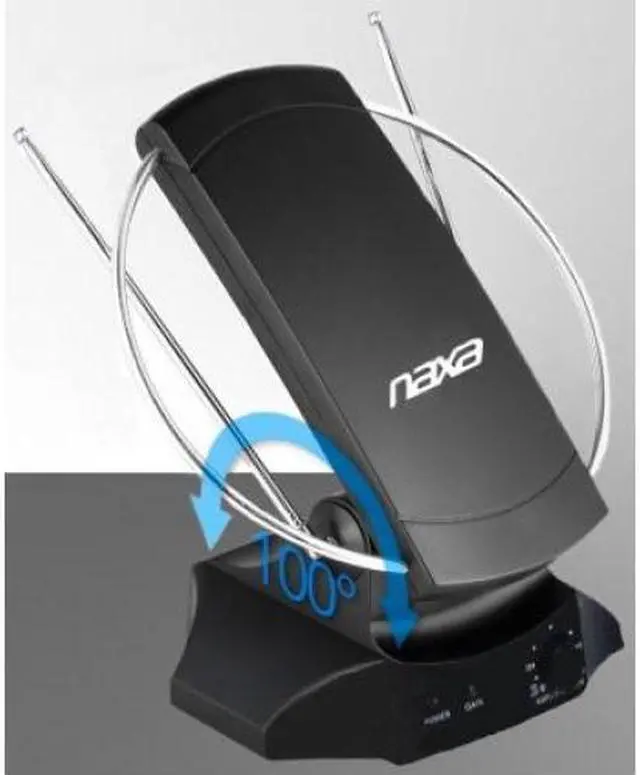 Alt view image 3 of 4 - Naxa NAA-308 High-Powered Amplified ATSC/HDTV/FM Indoor Antenna