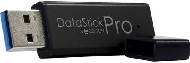 Alt view image 2 of 7 - Centon MP Essential USB 3.0 Datastick Pro (Black) 256GB