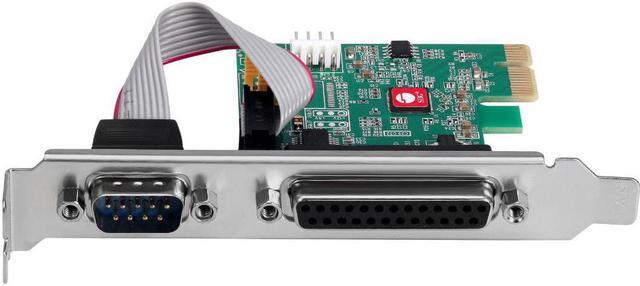 Main image of SIIG Single Serial Port/RS-232 and Single Parallel Port PCIe Card JJ-E20311-S1