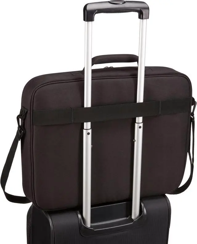 Alt view image 5 of 14 - Case Logic Advantage 17.3" Laptop Briefcase-Black