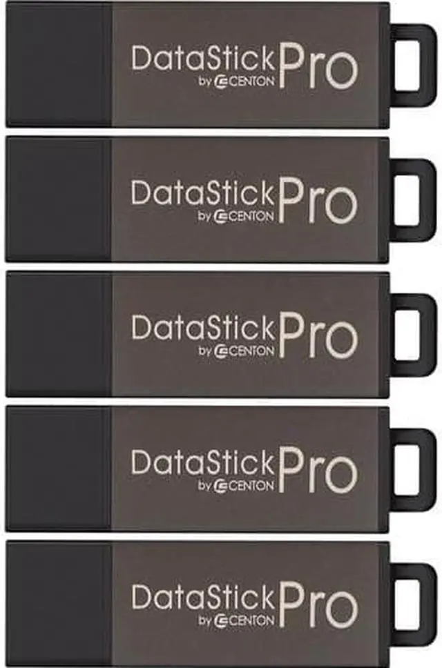 Alt view image 2 of 11 - CENTON MP VALUEPACK USB 2.0 DATASTICK PRO (GREY), 16GB, 5PACK BULK