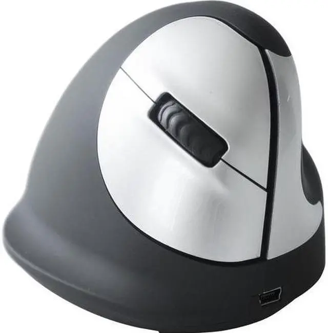 Alt view image 2 of 7 - R-Go Tools Wireless Vertical Ergonomic Mouse, Medium, Right Hand - Black