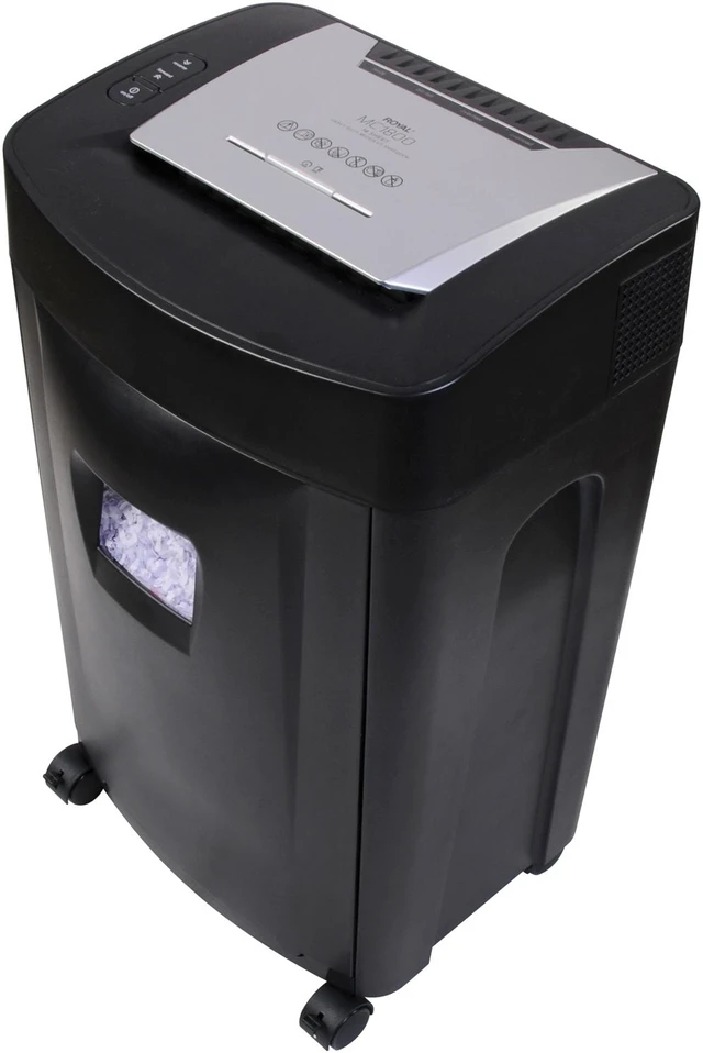 Royal 89178B MC1800 18-Sheet Microcut CD/DVD/Paper Shredder - Black ...