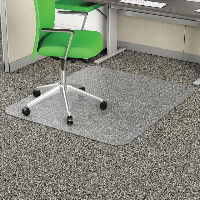 Alt view image 2 of 2 - Deflecto Earth Source 36x48 EconoMat Chair Mat - Commercial, Carpet - 48" Length x 36" Width x 0.10" Thickness - Rectang