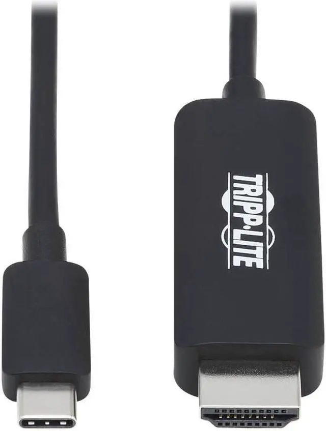 Alt view image 6 of 16 - Tripp Lite U444-006-HBE USB-C to HDMI Adapter Cable M/M Black 6 ft. U444006HBE