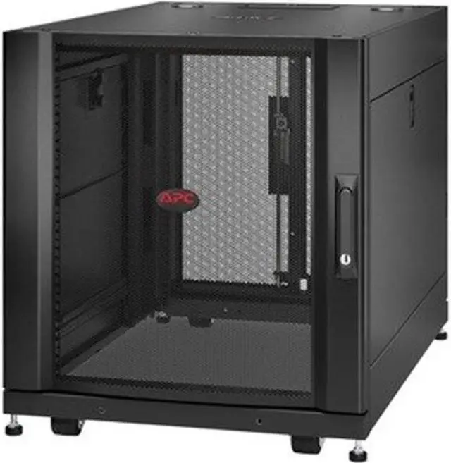 Alt view image 7 of 15 - APC by Schneider Electric NetShelter SX 12U Server Rack Enclosure 600mm x 900mm w/ Sides Black - For Server, Storage - 12U Rack Height x 19" Rack Width x 29.75" Rack Depth - Floor Standing - Black - 2255.33 lb Dynamic/Rolling