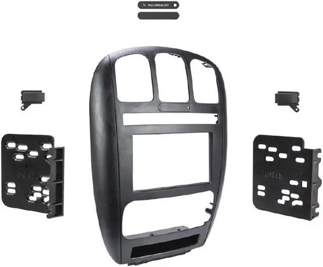 Alt view image 3 of 3 - Metra 95-6539 2-DIN Dash Kit for Select Chrysler Town and Country/Dodge Caravan