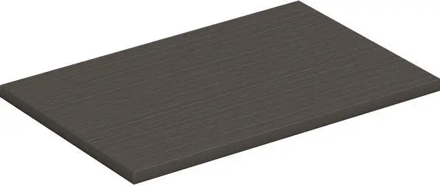 Alt view image 2 of 3 - HON Mod 30" Low Credenza Cabinet Top Slate Teak LCL3020TPLS1